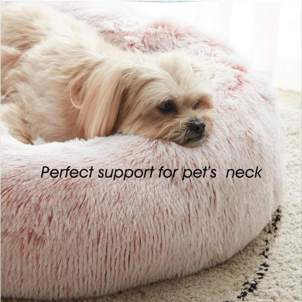 Western Home Pink Tie Dye 27in Medium Size Donut Pet Bed Up To 35lbs NWOT - Picture 7 of 9